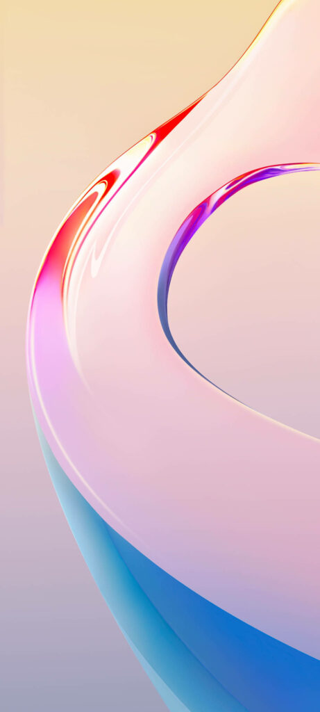 Elegant Abstract Wallpaper for Vivo Y20: Soothing Pastel Gradient