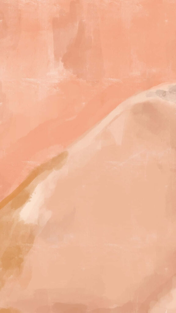 Pastel Peach Abstract Wallpaper: Elegant Minimalist Design