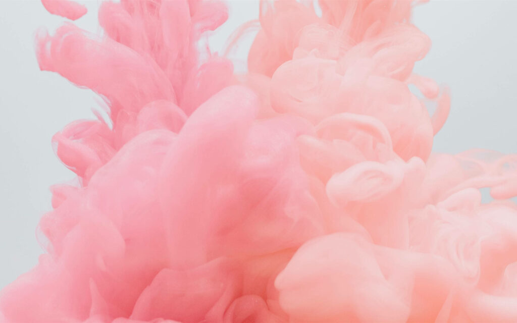 Elegant Peach Gradient Wallpaper: Serene Smoky Aesthetic Background