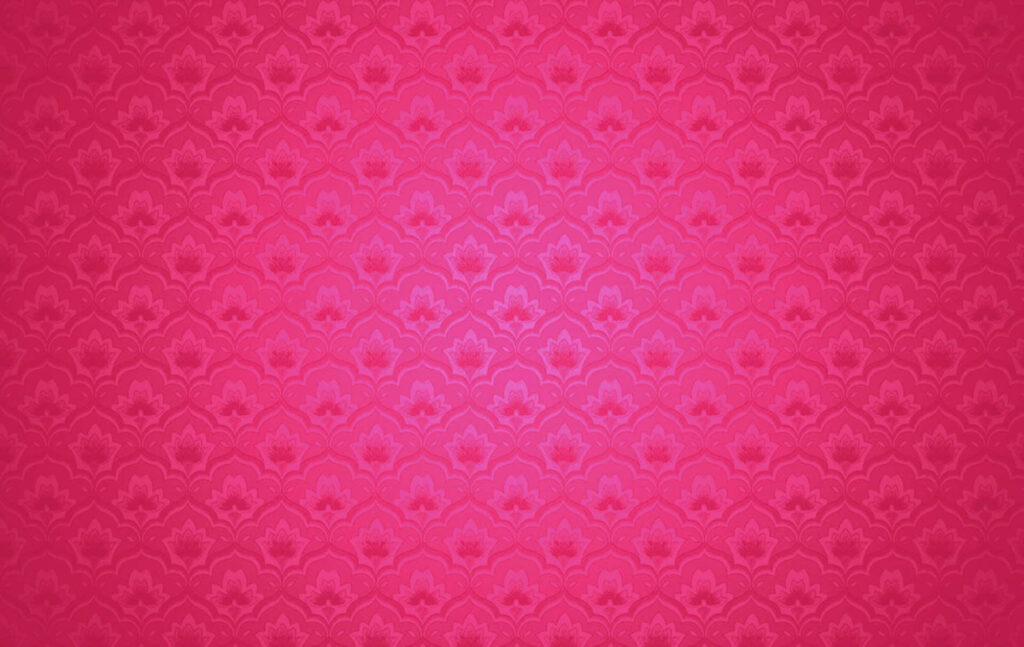 Elegant Pink Floral Wallpaper Background with Intricate Patterns