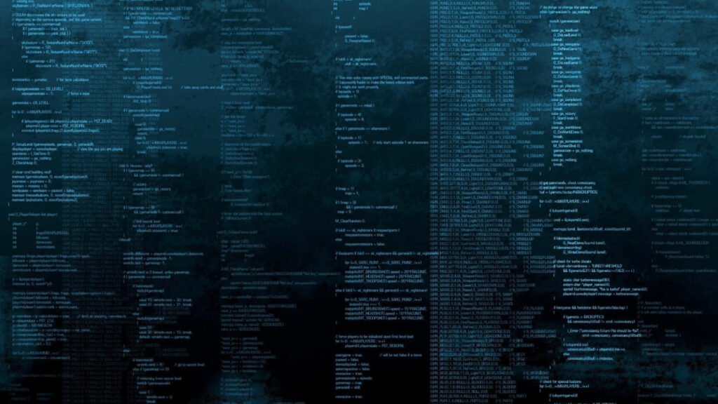 Elegant Dark Wallpaper: Programming Code Lines for Tech Lovers