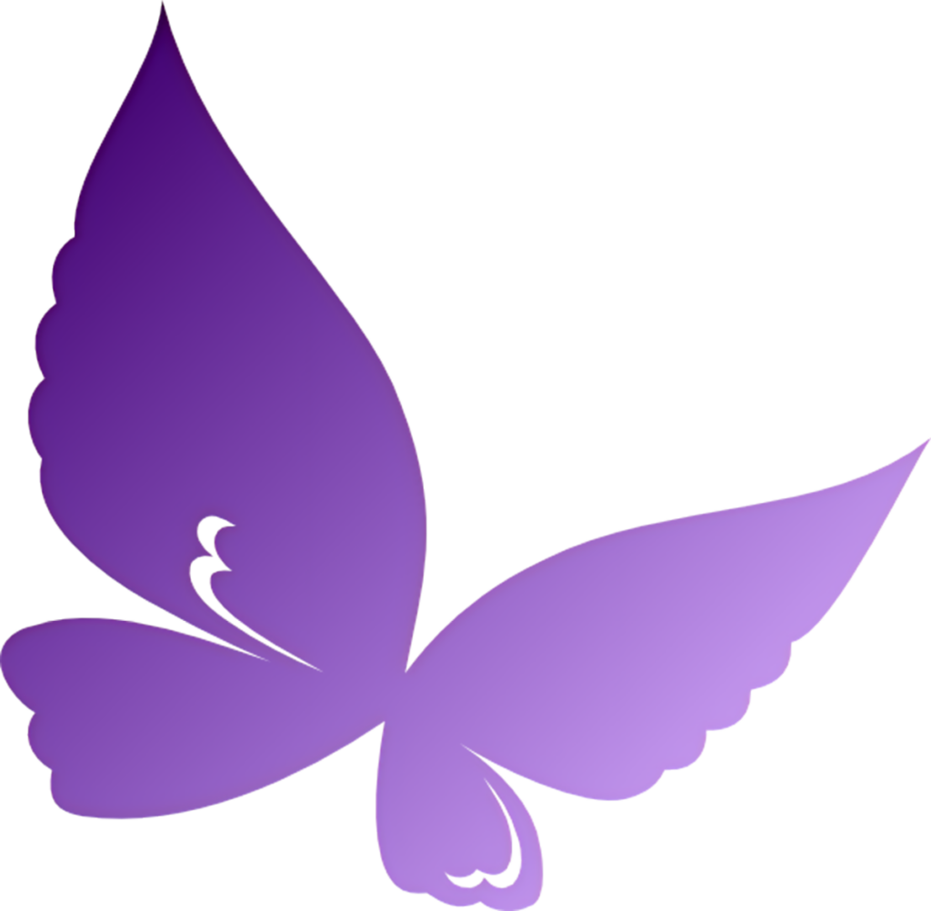 Elegant Purple Butterfly Graphic - Vibrant Wallpaper Background