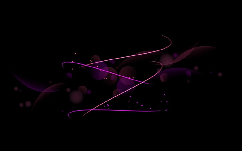 Sleek Purple Lines Abstract Wallpaper on Dark Background
