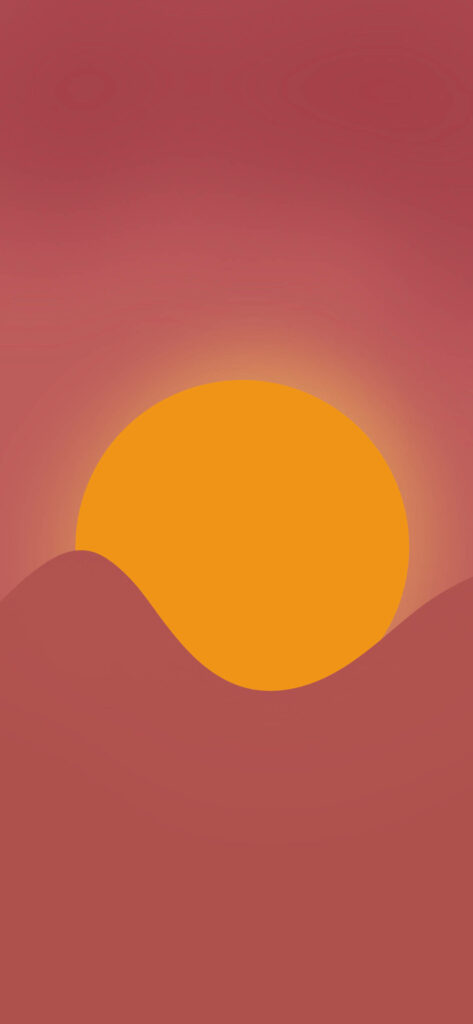 Stunning Sunrise Minimalist Wallpaper for Xiaomi Redmi Note 9