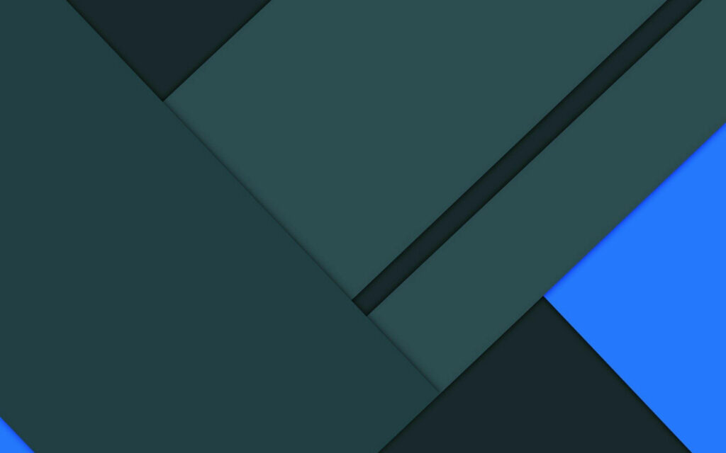 Elegant Teal and Blue Abstract Geometric Wallpaper Background