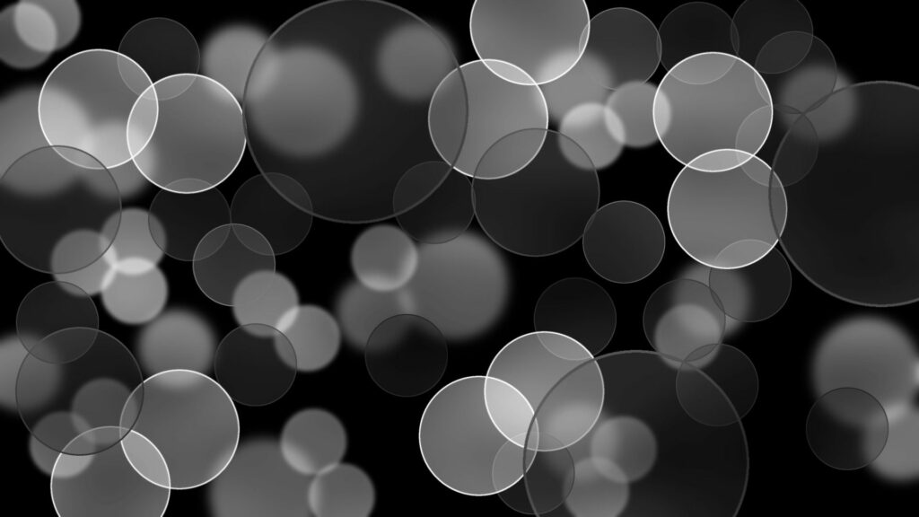 Translucent Circles Wallpaper: Modern Minimalist Design for Depth