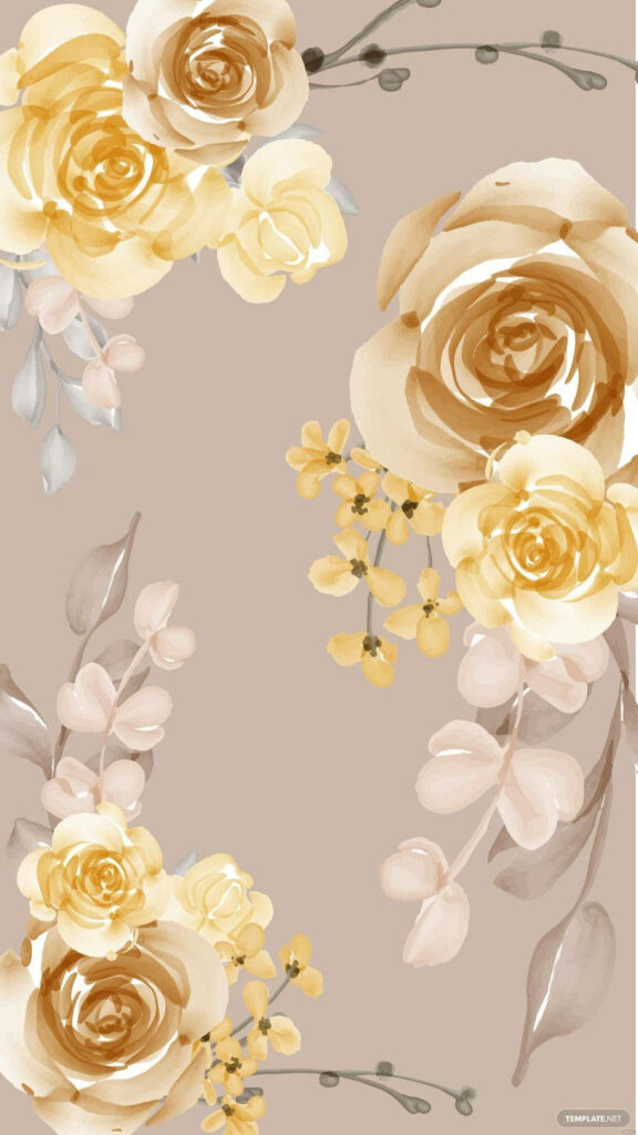 Elegant Vintage Rose Wallpaper for Luxury iPhone Case Background