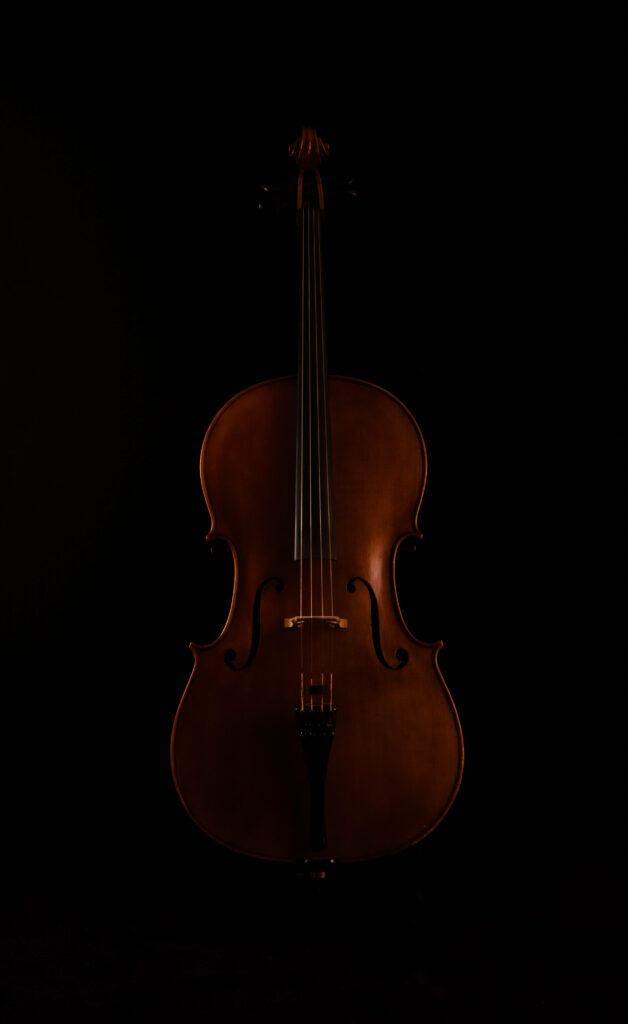 Elegant Violin Wallpaper: Sophisticated Art in Soft Light
