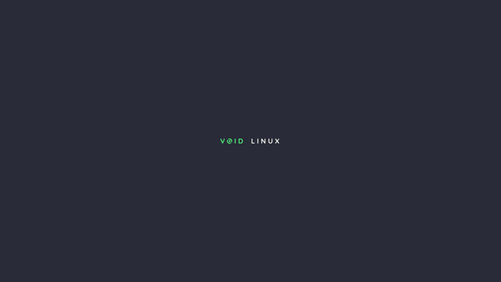 Minimalist Void Linux Wallpaper: Sleek Dark Background for Tech Lovers