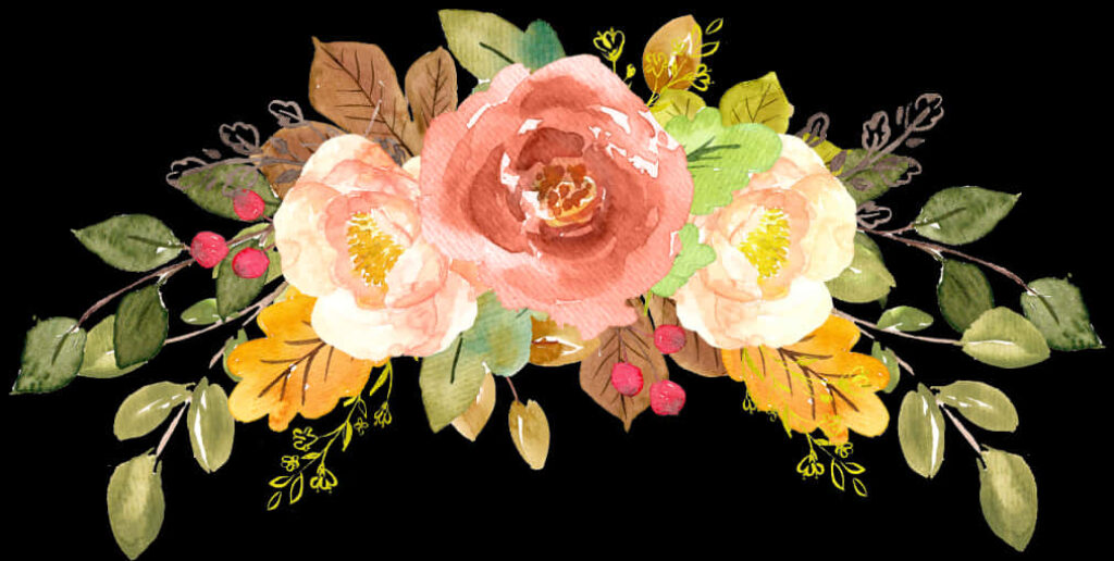 Elegant Watercolor Floral Wallpaper: Soft Pink Roses & Greenery Background