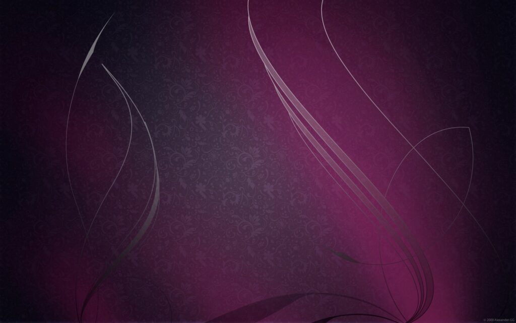 Elegant Wavy Lines Wallpaper: Sophisticated Dark Floral Background