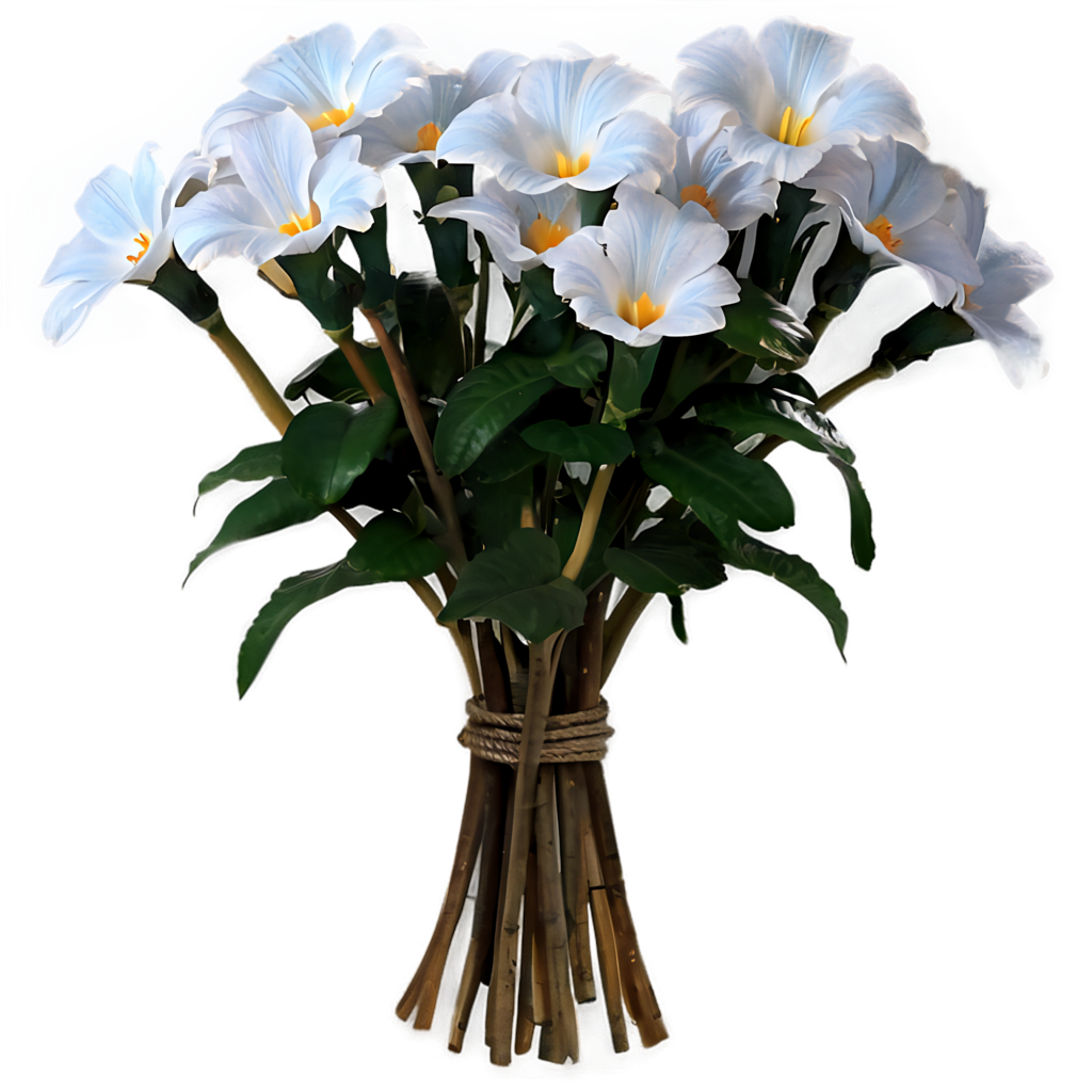 Elegant White Calla Lilies Bouquet Wallpaper - Fresh Green Background