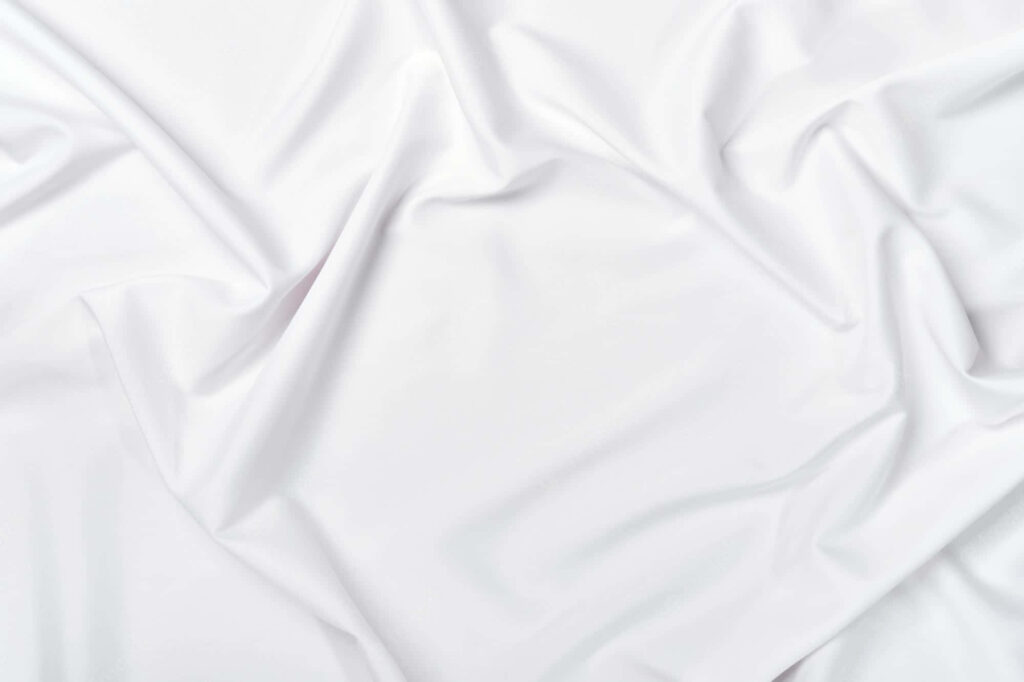 Elegant White Fabric Texture Wallpaper for Minimalist Desktops