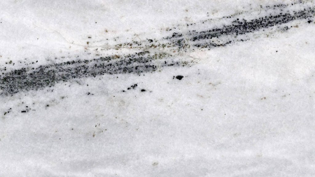 High definition white marble wallpaper with dark grey veining on off white minimalist background