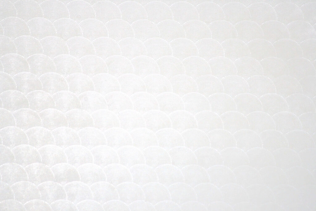Elegant White Texture Wallpaper with Curved Wave Patterns Background