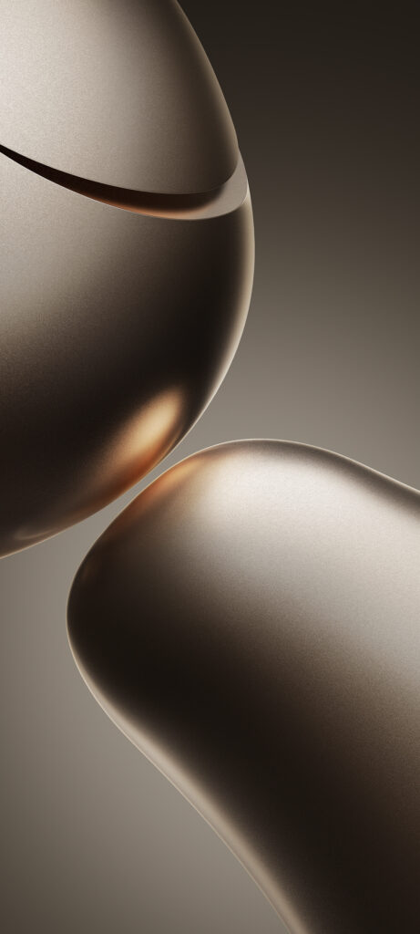 Elegant Xiaomi 14T Abstract Stock Wallpaper - Warm Metallic Background
