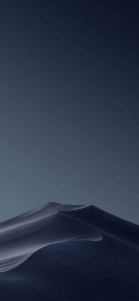 macOS Mojave Desert Dark Mode Wallpaper - Elegant Dune Design