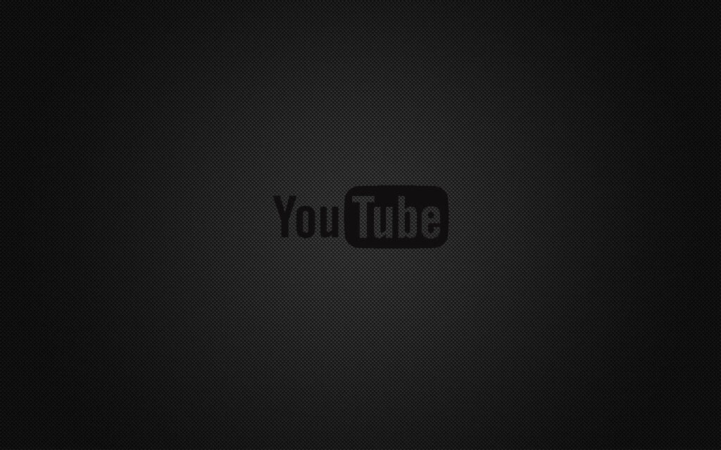 Deep Black Canvas for the Iconic YouTube Logo - A Captivating Background Portrait Wallpaper