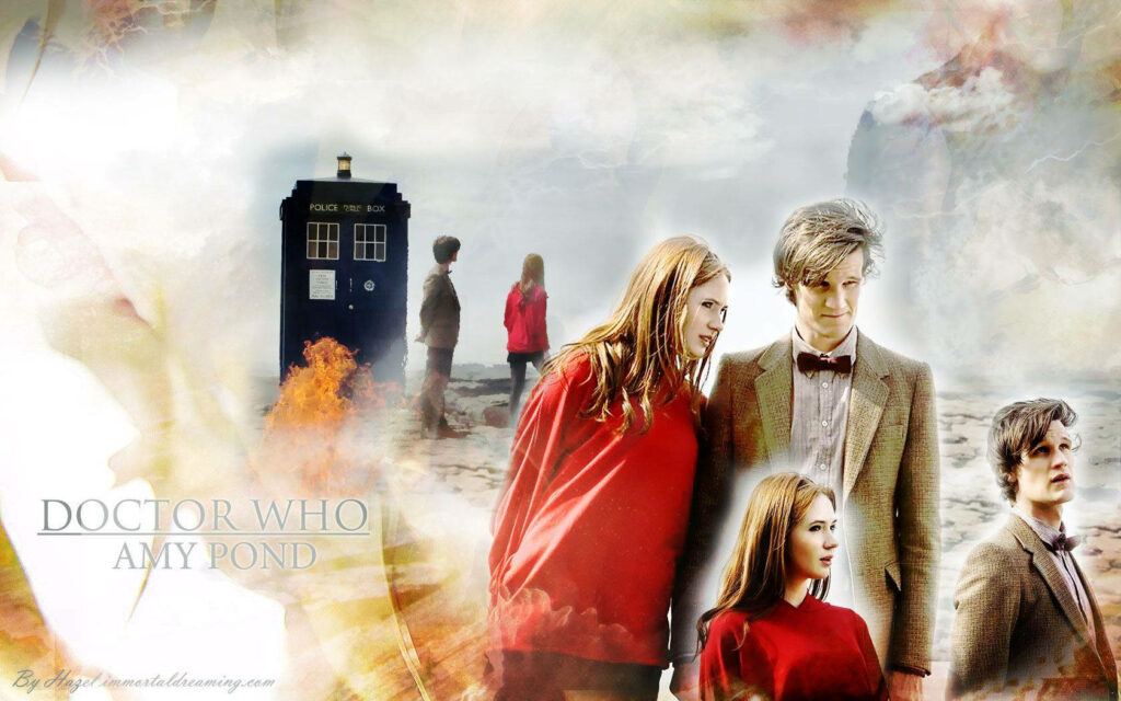 Eleventh Doctor & Amy Pond Wallpaper: TARDIS Adventure Moments