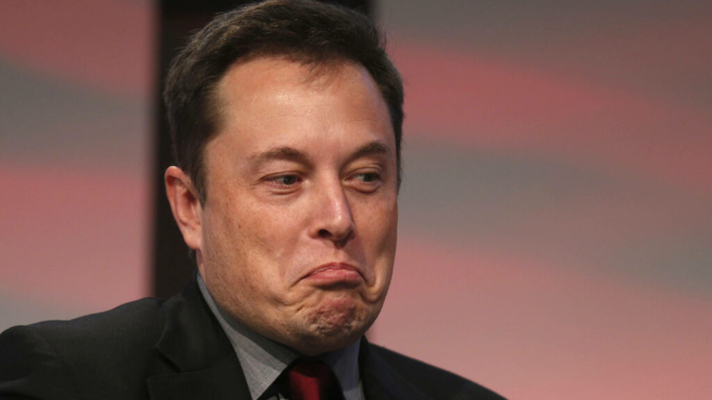 Playful Portrait of Elon Musk at Automotive Congress 2015 - Wallpaper