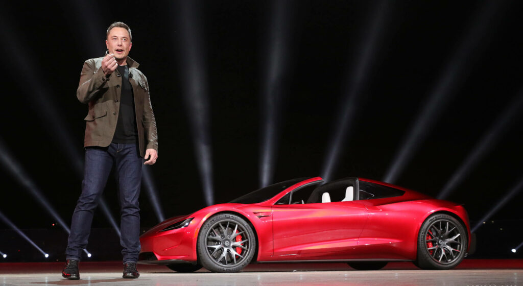 Elon Musk Unveils Tesla Roadster: Stunning 2017 Wallpaper Background
