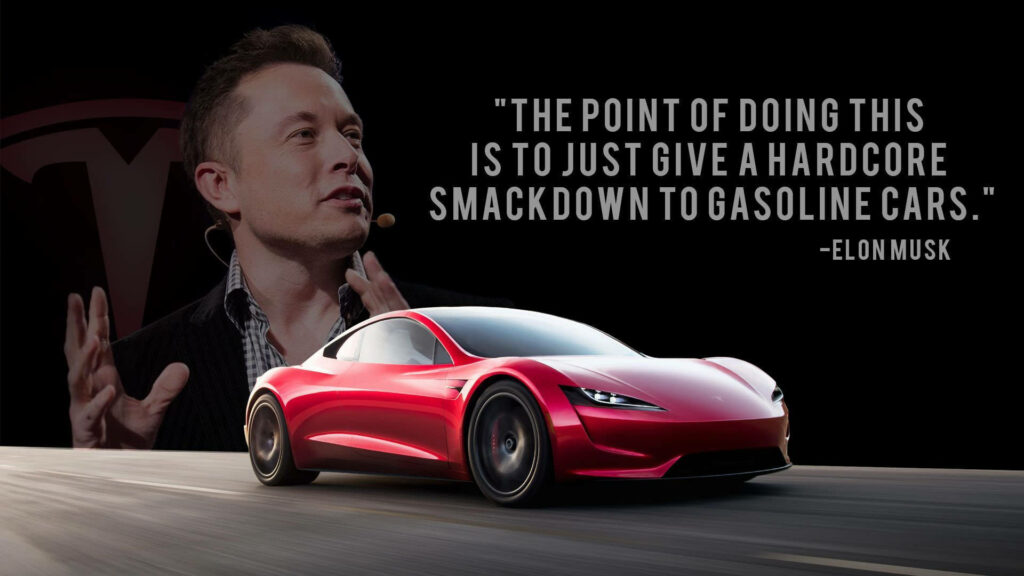 Elon Musk & Tesla Inspire Change: Innovative Wallpaper Background