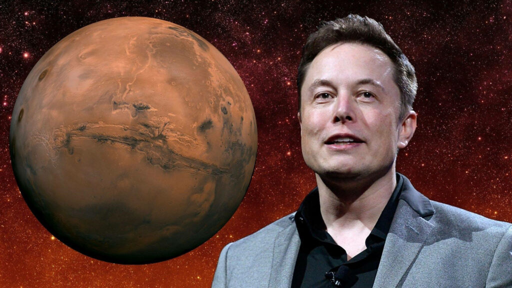 Elon Musk Wallpaper: Mars Backdrop & Starry Space Exploration