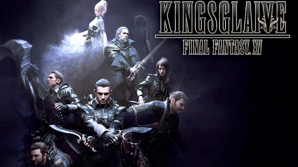 Kingsglaive: Final Fantasy XV Characters in Dark Setting Wallpaper