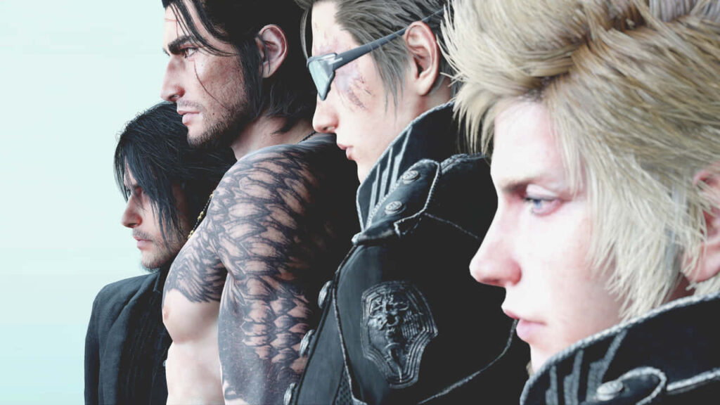Final Fantasy XV Characters Close-Up in High-Quality Wallpaper