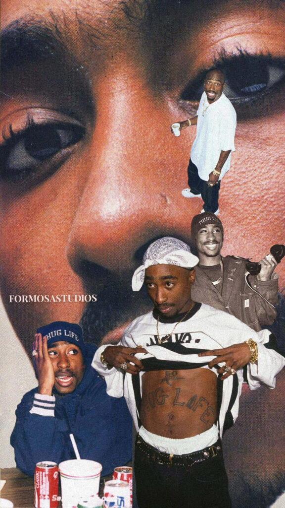 Limited Edition Tupac Themed iPhone: A Nostalgic Tribute with an Iconic Touch Wallpaper