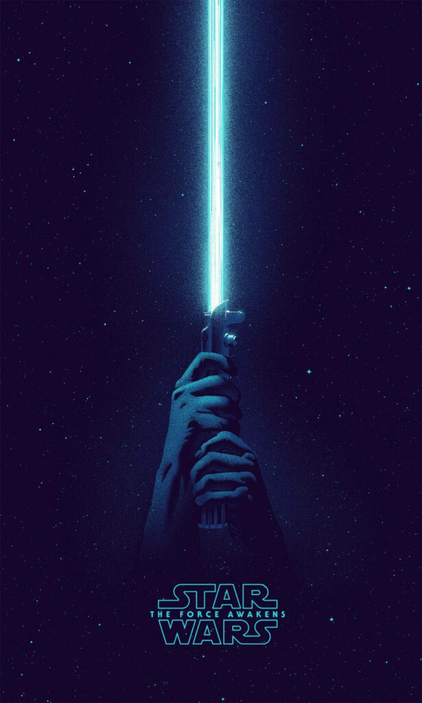 Galactic Duel: An Epic Star Wars Wallpaper for iPhone 6 Plus