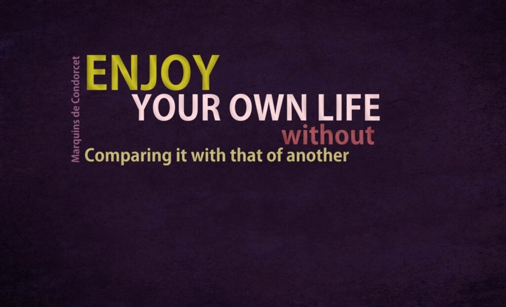 Embrace Individuality: Inspiring Quotes Remind Us to Cherish Our Unique Journeys - Vibrant Blue Quotes Desktop Wallpaper