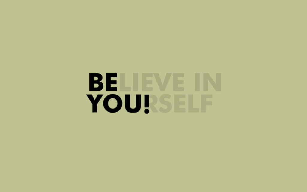 Dual Inspiration: Embrace Your Authenticity & Trust Your Potential - Minimalist Motivational Background Image Wallpaper
