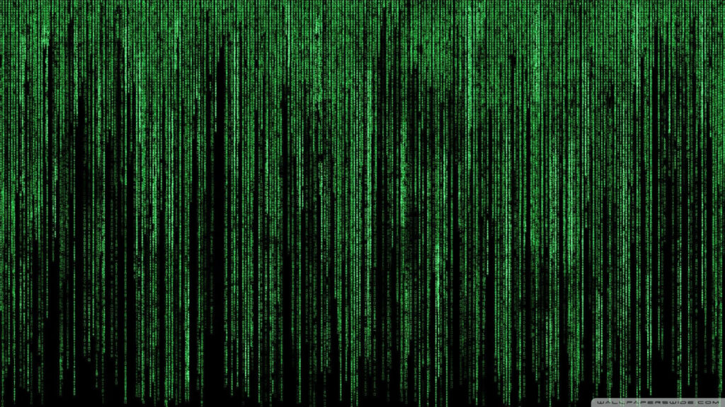 Matrix-inspired Take the Leap and Surrender to the Unknown Wallpaper