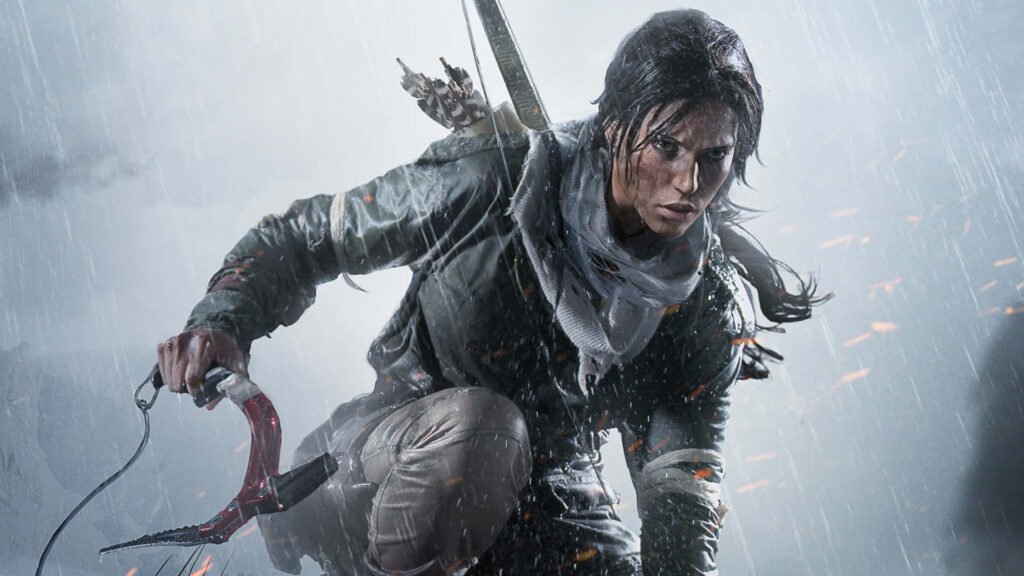 Conquering the Treacherous Siberian Wilderness - Lara Croft's Epic Quest in Rise of the Tomb Raider Wallpaper