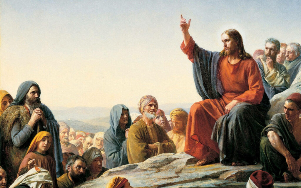 The Divine Message of Unconditional Love: Jesus Shares His Teachings in this Captivating 4k Background Photo Wallpaper