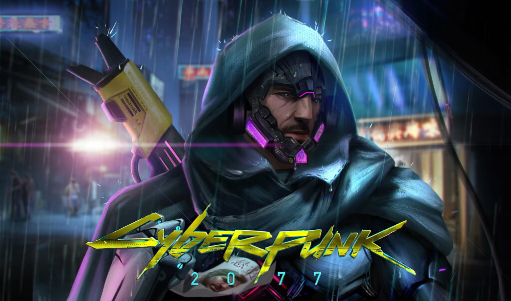 Cyberpunk 2077: Futuristic Sniper Infused with Cyborg Technology in Stunning 4K Wallpaper