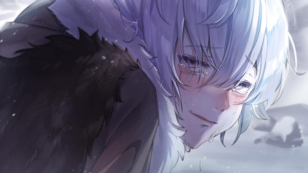 Emotional Fushi Wallpaper: Sadness & Vulnerability in Stunning Art