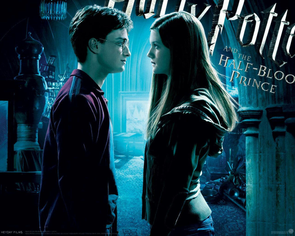 Intense Friendship: Ginny & Harry in Magical *Half-Blood Prince* Wallpaper