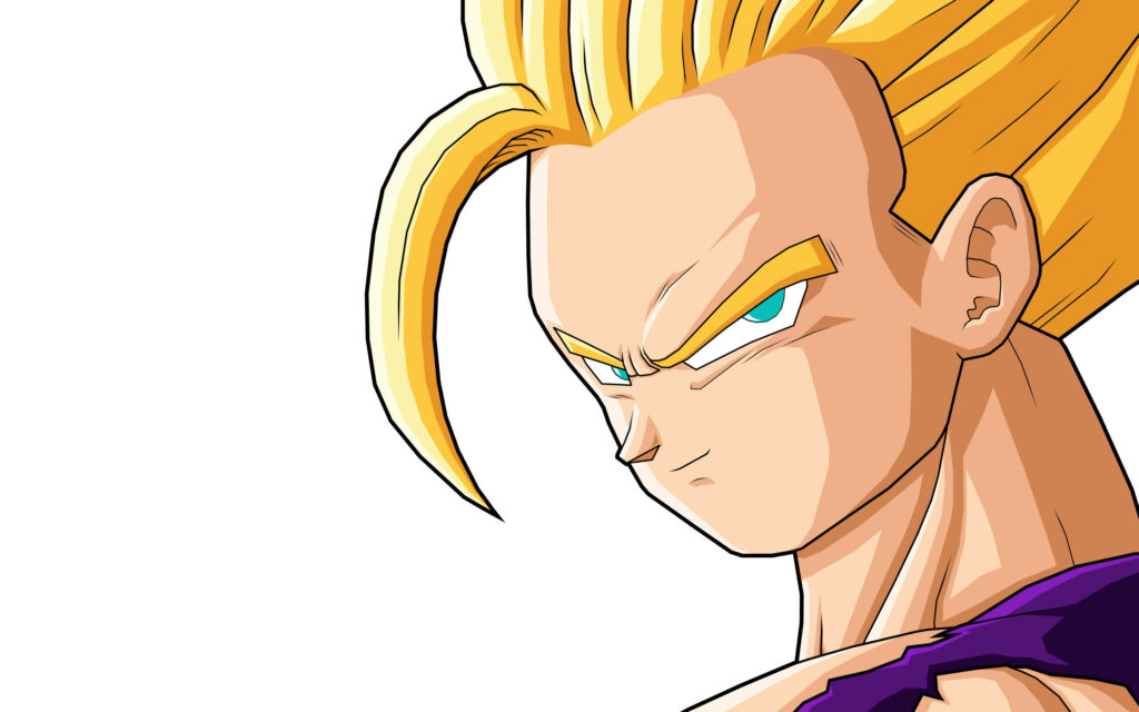 Empowered Gohan: Radiating Confidence in Heroic Splendor Wallpaper