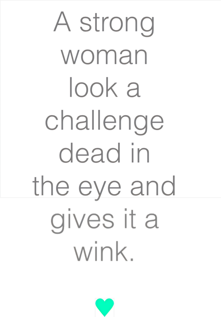 Empowering Quote Wallpaper: Strong Woman, Confidence & Humor Design