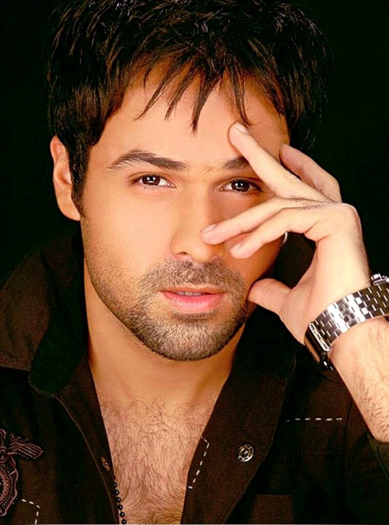 Emraan Hashmi close-up portrait with warm lighting dark background expressive eyes wallpaper