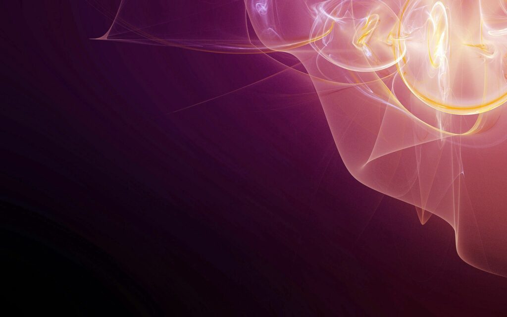 Captivating Abstract Smoke Wallpaper in Purple and Orange Hues