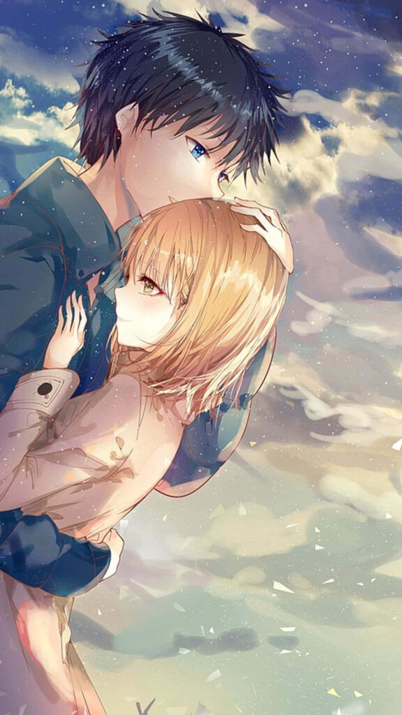 Cute Anime Couple Wallpaper