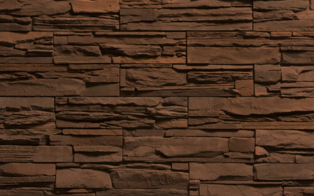 Earthy Elegance: A Captivating Brown Stone Tile Texture for QHD Wallpaper