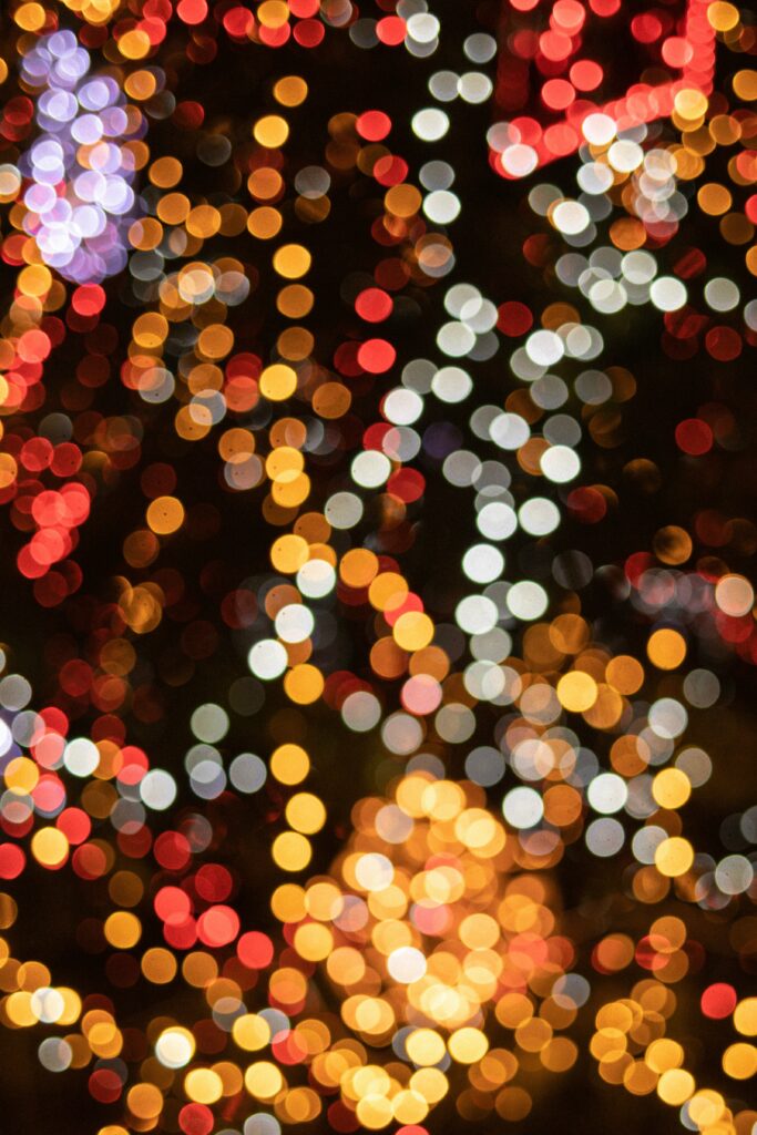 Enchanting Colorful Bokeh Wallpaper: Lively Background Lights