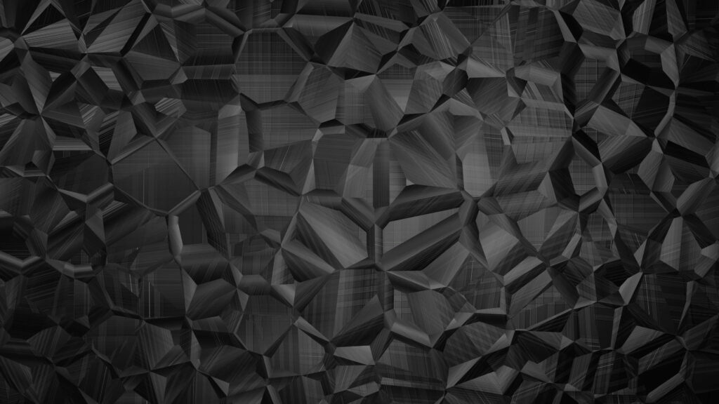 Dark Abstract Wallpaper: Intricate Geometric Patterns in Black & Gray
