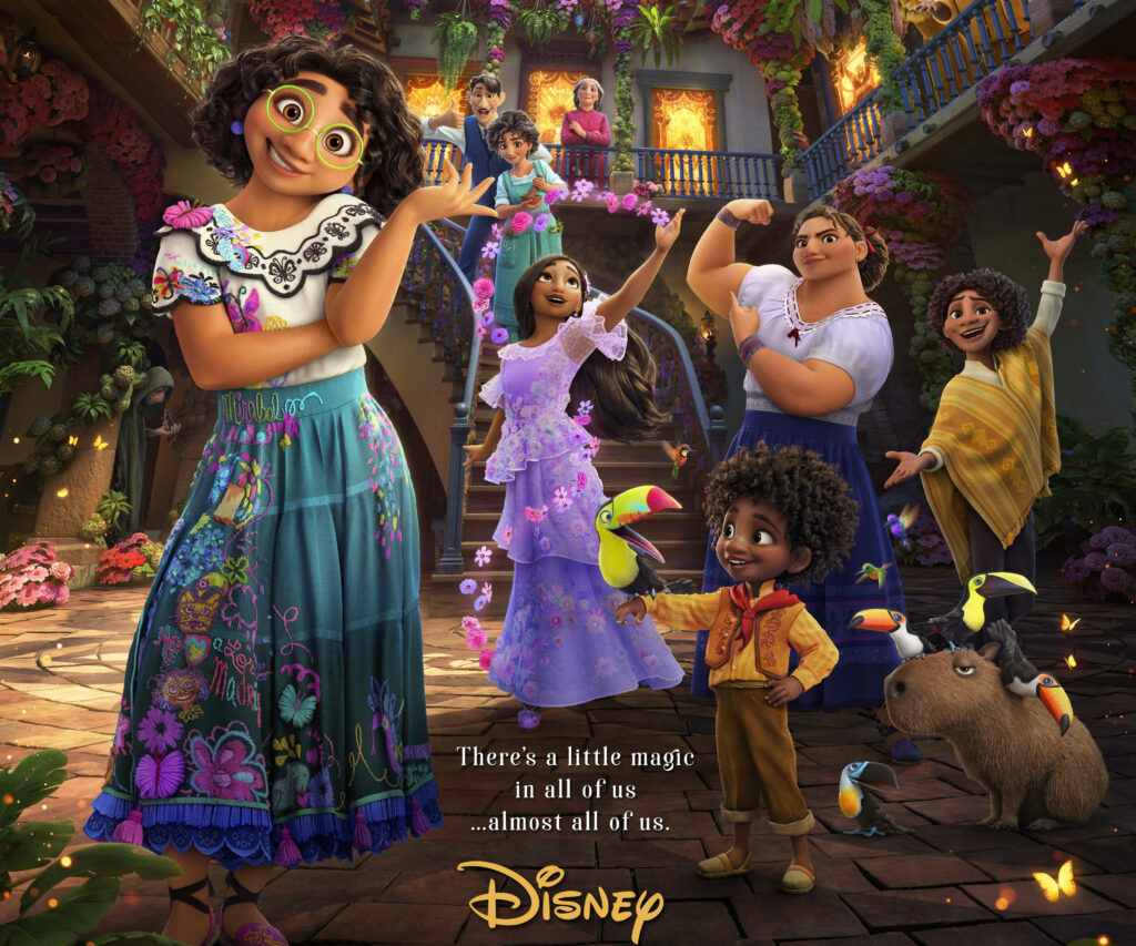 Vibrant Disney Encanto Wallpaper: Magical Madrigal Family Background