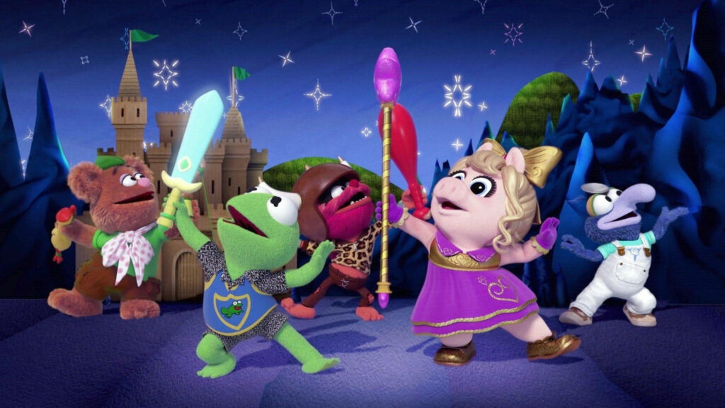Enchanting Snapshot: Mysterious Disney Muppet Babies Grasping Their Magical Weapons Wallpaper