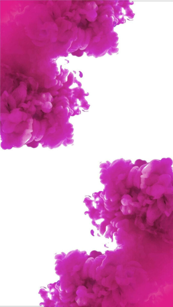 Colorful Vapors: A Captivating Snapshot of Pink Smoke on a Clean Phone Background Wallpaper